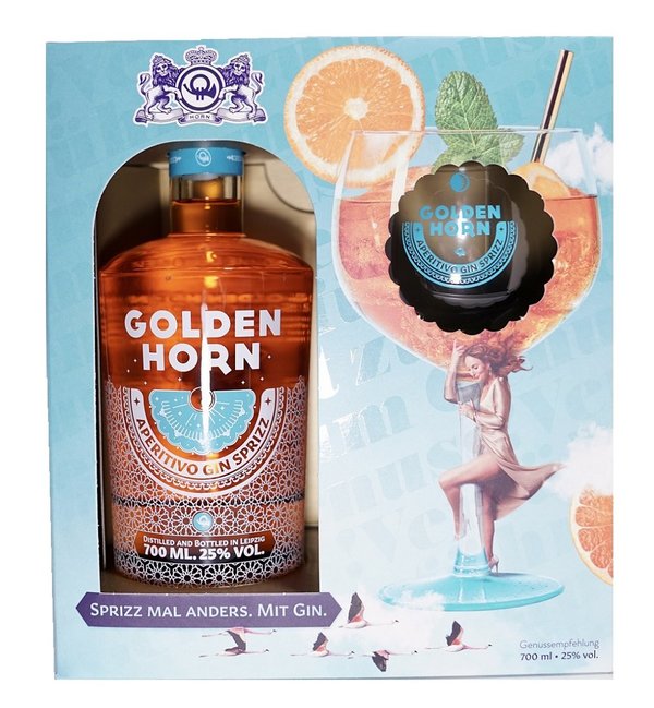 Golden Horn Gin Aperitif 25% 700 ml Präsentbox