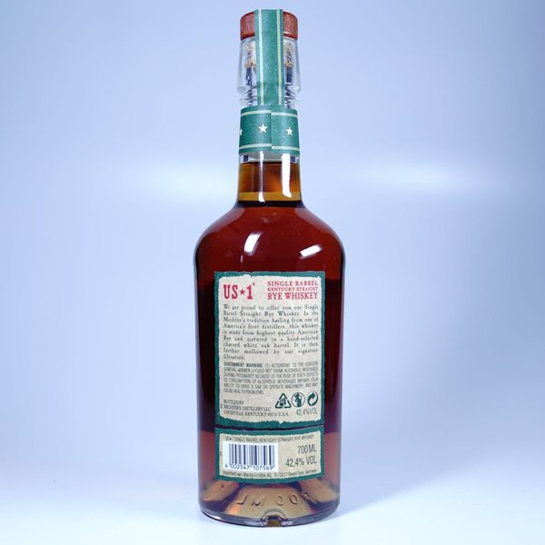 Kentucky Straight Rye Mitchers US 1 Single Barrel Whiskey 42,4% 700 ml