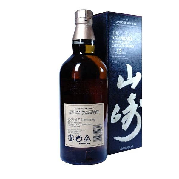 The Yamazaki 12 YO Single Malt Japanese Whisky 43% 700ml