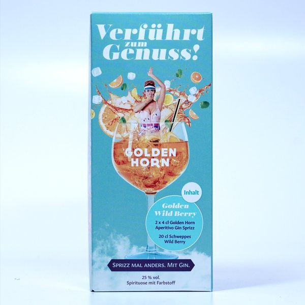 Golden Horn Gin Aperitif 25%  Miniatur Präsentbox